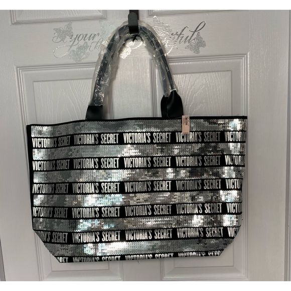 NWT 2pc VS Sequin Tote - Picture 2 of 13
